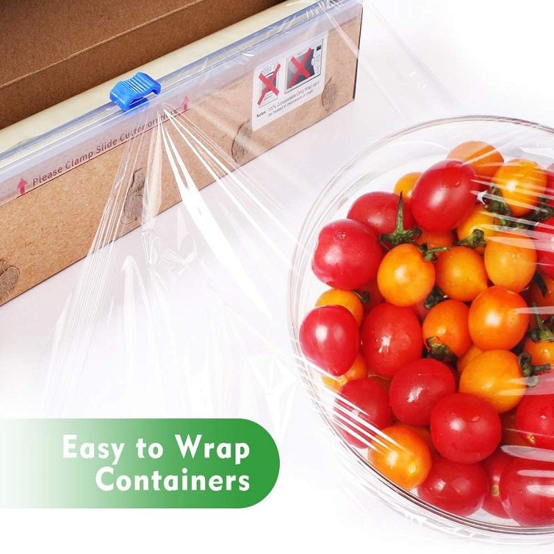 100% Compostable Kitchen Biodegradable PLA+PBAT Food Film Rolls