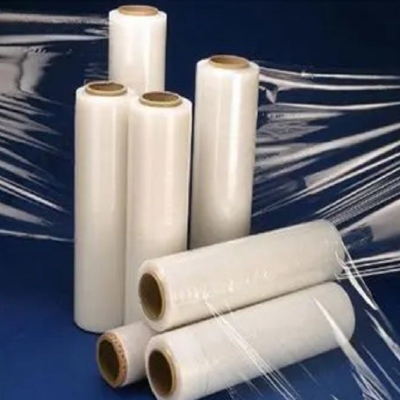 Bio 100% Biodegradable Industrial PLA  Film Large Rolls Self-Adhesive Compostable Wrap Film