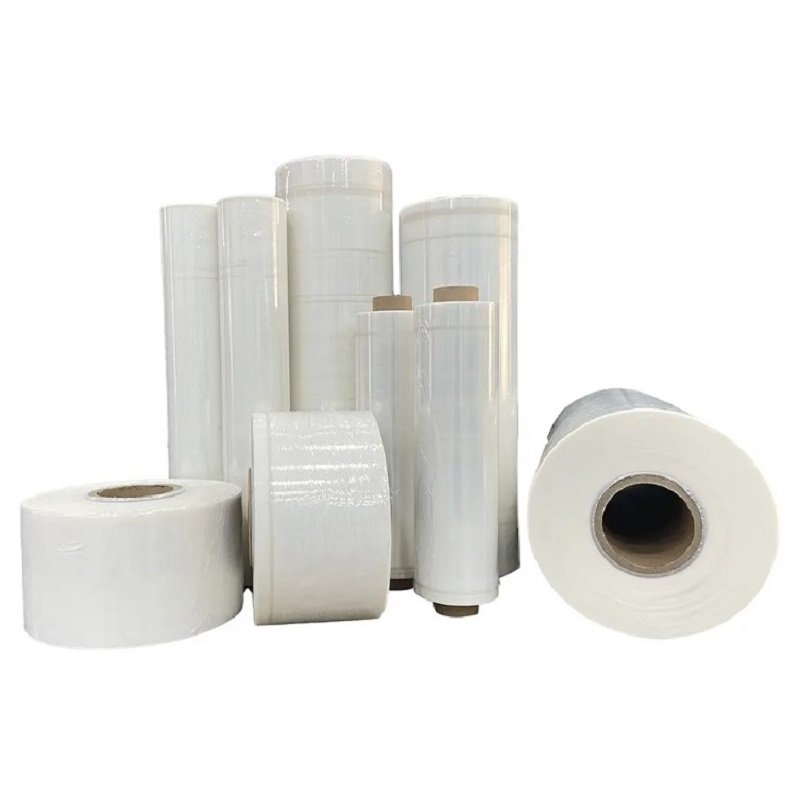 Environmentally friendly compostable PBAT wrap-around film packaging for PLA
