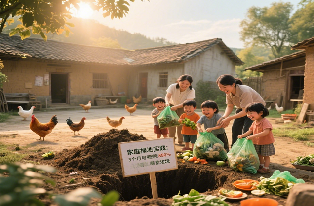 Home composting practices: an eco-friendly revolution to reduce food waste by 80% in 3 months with c